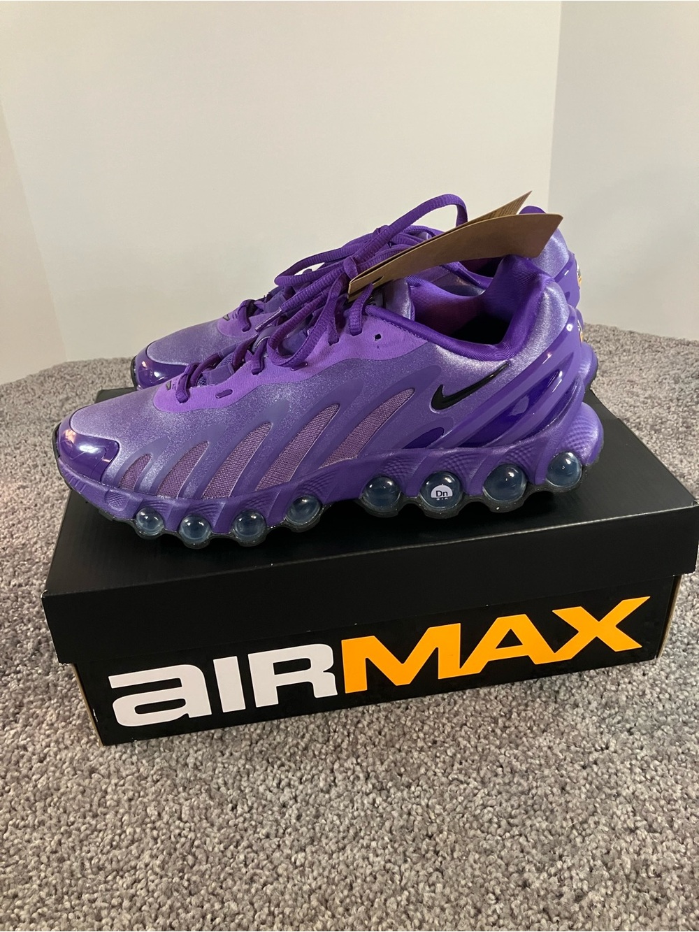 Nike Air Max Dn8 Wild Grape Purple HF5509-500 Dynamic Running Shoe Size 10.5 NIB